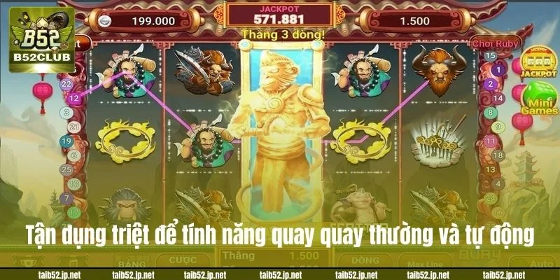 Tận dụng triệt để tính năng quay quay thường và tự động.